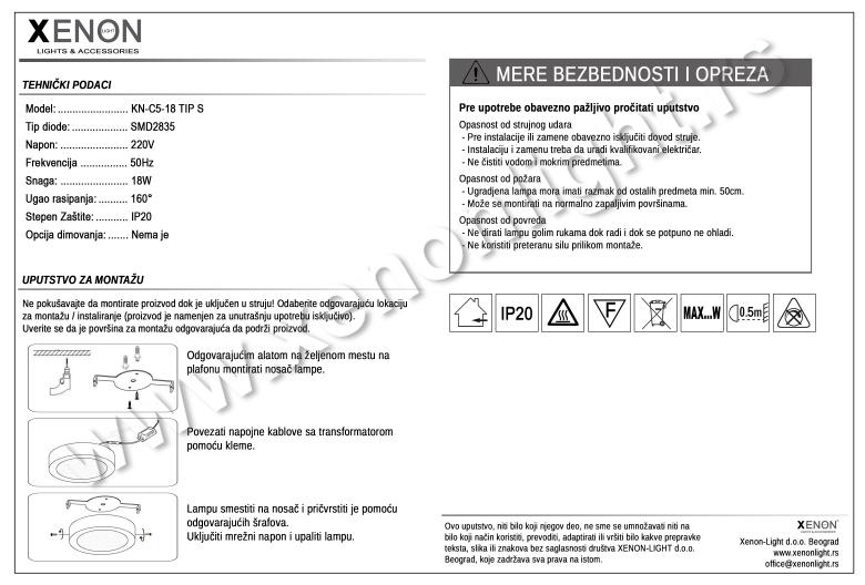 Led Panel-C5-18 TIP S