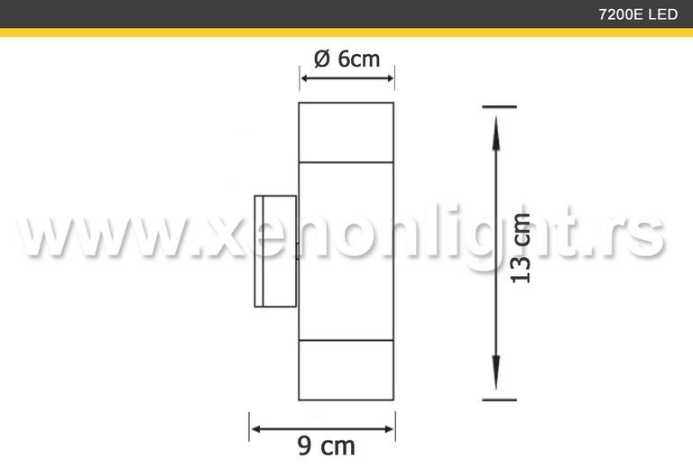 Baštenska-7200E  LED