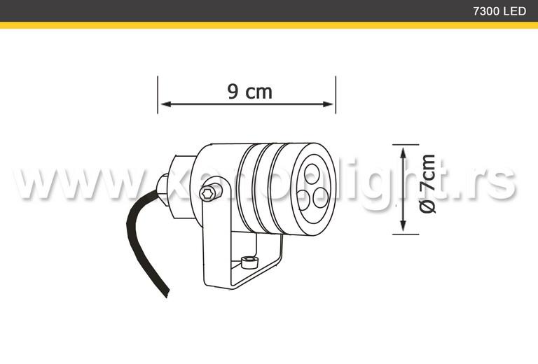 Baštenska-7300  LED