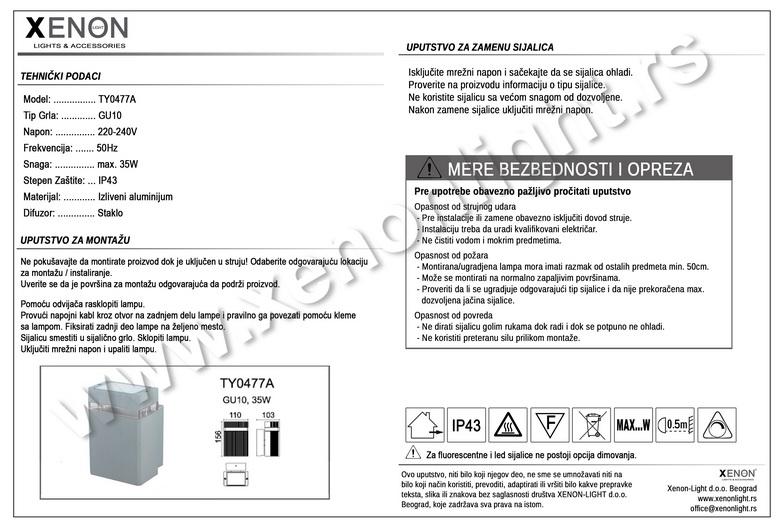 Baštenska-TY0477A (7822) GU10