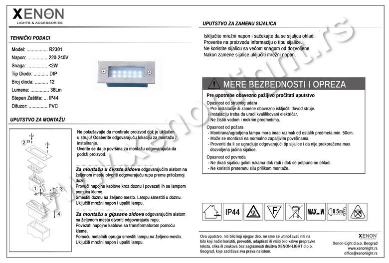 Ugradna-R2301 LED