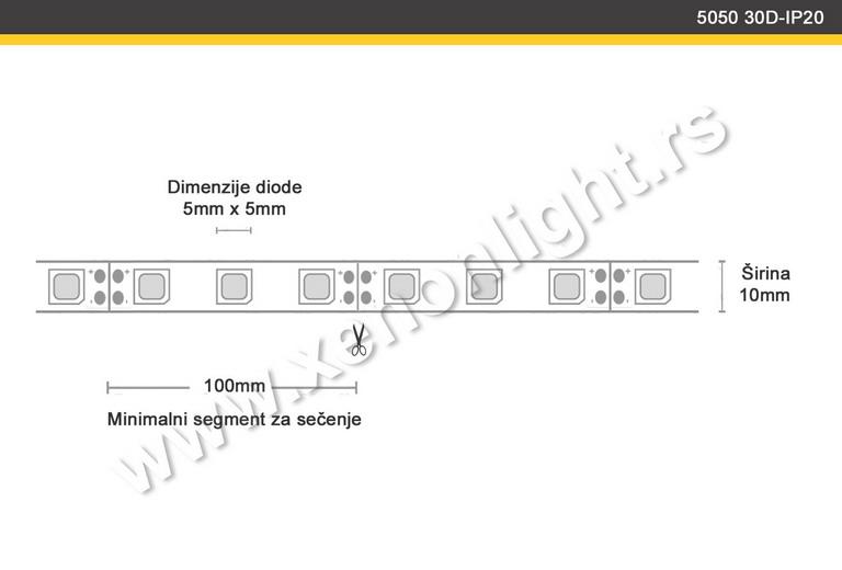 Led traka-5050 30D-IP20