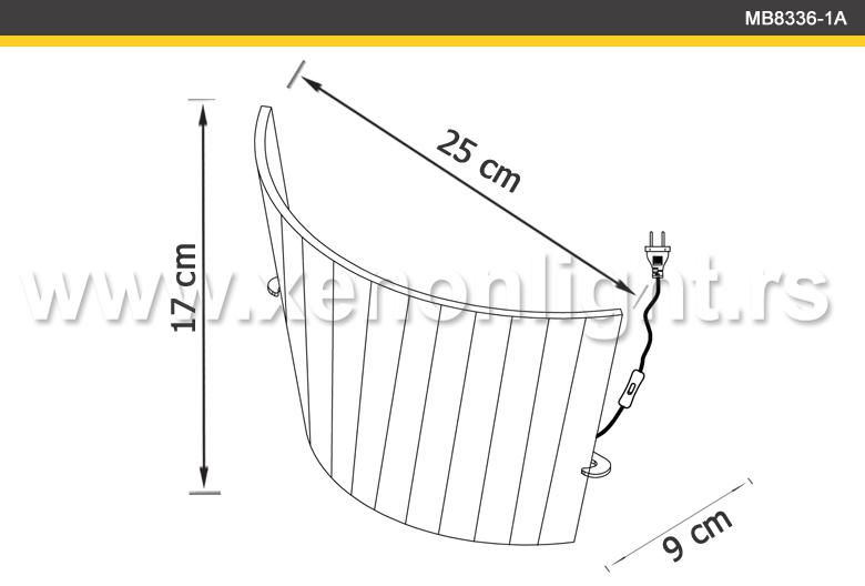 Zidna lampa-MB8336-1A