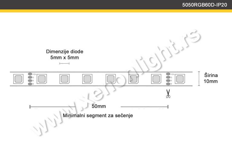 Led traka-5050RGB60D-IP20