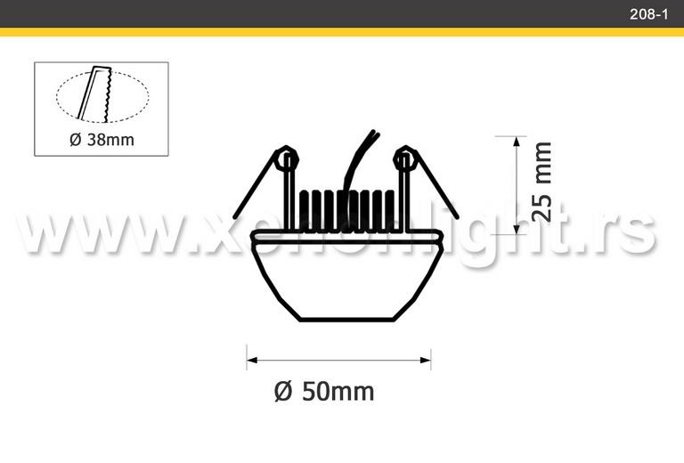 Led rozetna-208-1