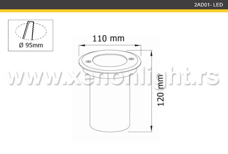 Ugradna-2AD01- LED