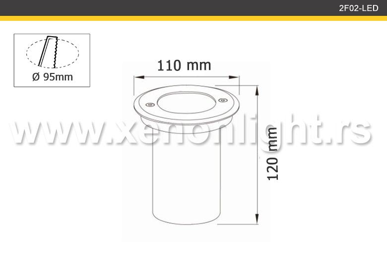 Ugradna-2F02-LED