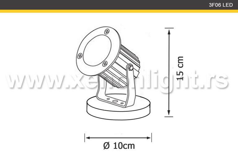 Baštenska-3F06 LED