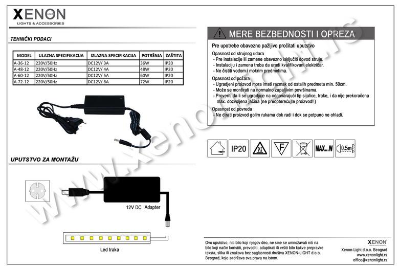 Led Adapter 48W