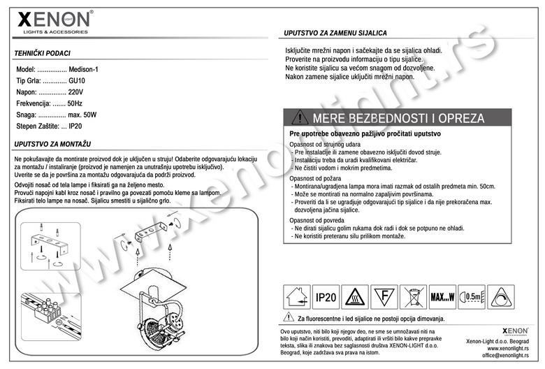 Plafonska lampa-Medison-1